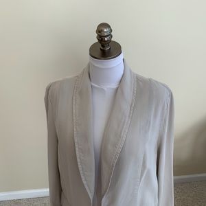 NWT Tahari Oyster Gray Jacket, Size L